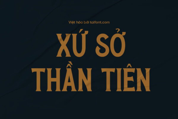 Font Việt hóa TF Walker Knight